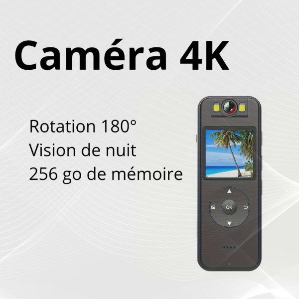 Caméra portable 4K