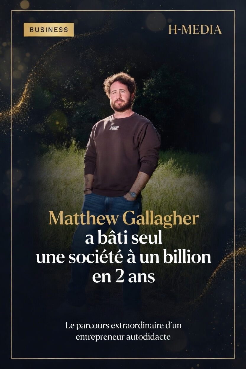 Comment Matthew Gallagher a bati seul une société qui fait le milliard de chiffre en 2 ans seulement